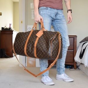 Louis Vuitton Keepall 55 Bandouliere Monogram